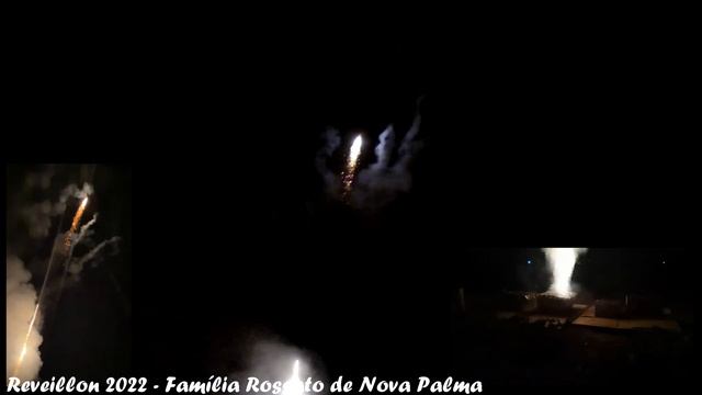 Queima de Fogos de Artifício no Ano Novo em Nova Palma - 2022 - GoPro смотреть онлайн