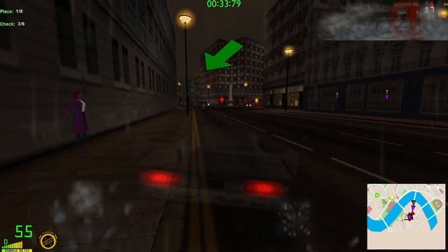 Midtown Madness 2 - Ninja Madness - Imperial London Racepack Checkpoint[Professional] смотреть онлайн