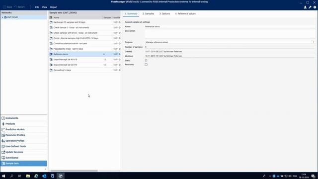 Manager sample sets with FossManager смотреть онлайн