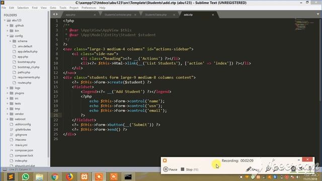 BUILDING CRUD APPLICATION BY USING CAKEPHP PART 4 | INNOOVATUM.COM смотреть онлайн