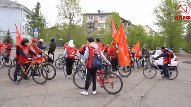 Велопробег КПРФ, посвященный 100-летию образования Республики Бурятия. смотреть онлайн