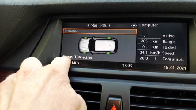 Сброс датчика давления в шинах (TPM) бмв х5 е70 смотреть онлайн