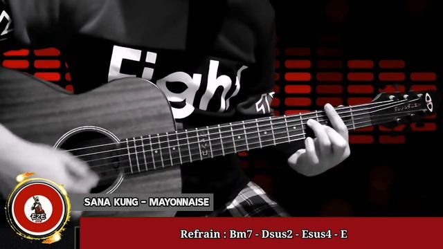 SANA KUNG - MAYONNAISE | Easy Chords Tutorial | E FLAT TUNING смотреть онлайн