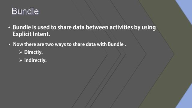7. What is Bundle and Ways to Send the Data Between Activities | Bundle in Android | Part: 7 смотреть онлайн
