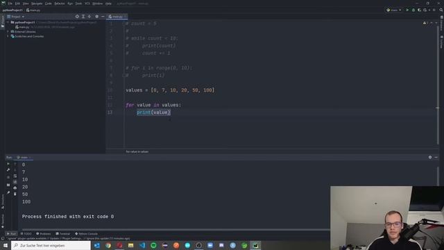 Python Tutorial #7 For-/While-Schleifen смотреть онлайн