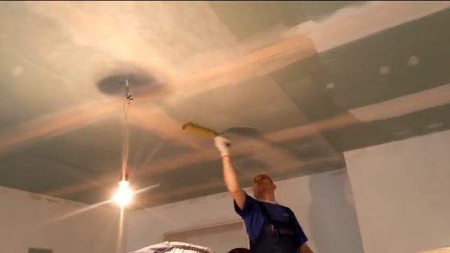 ПОКЛЕЙКА И ШПАКЛЕВКА СТЕКЛОХОЛСТА смотреть онлайн