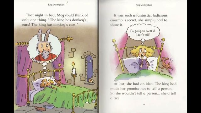 KING DONKEY EARS / Usborne Illustrated Stories for Bedtime смотреть онлайн