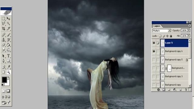 Photo manipulation with Photoshop #1 смотреть онлайн