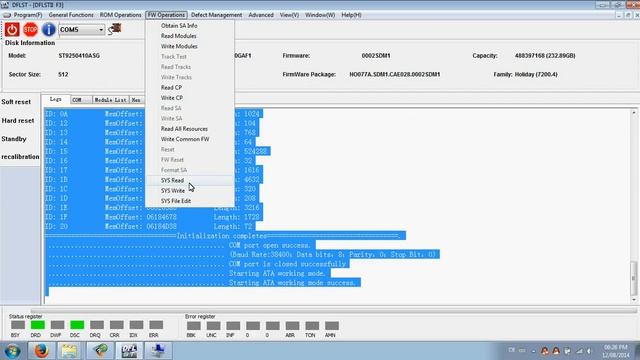 Seagate HDD Firmware Repair Tool: DFL-FRP смотреть онлайн
