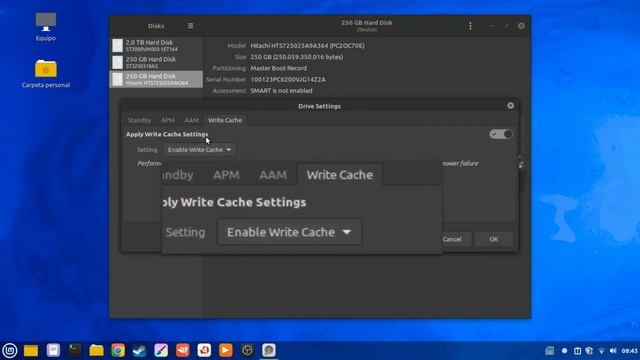 Activar Escritura De Cache En Disco Desde Linux Mint | Ve Cómo Hacerlo