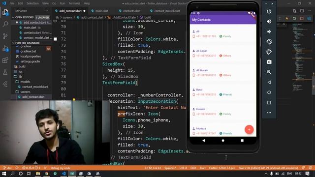 Flutter Fire | Realtime Database with Flutter (Intro) Making a Contacts Saving App in Flutter смотреть онлайн