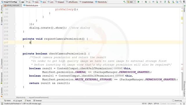 Text Recognition App - Android Studio - Java смотреть онлайн