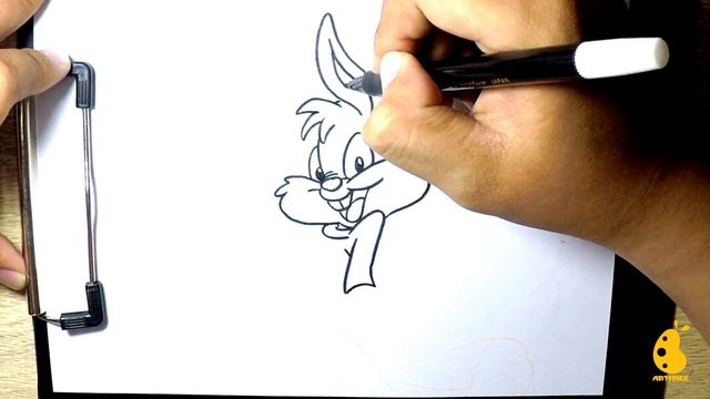 How to Draw Buster Bunny | Tiny Toon Adventures смотреть онлайн