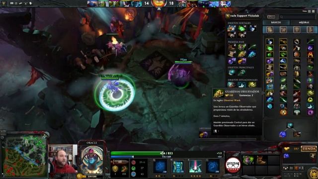 DOTA 2 - Gameplay ORACLE - "Support Manker" - ESPAÑOL - Viciuslab смотреть онлайн