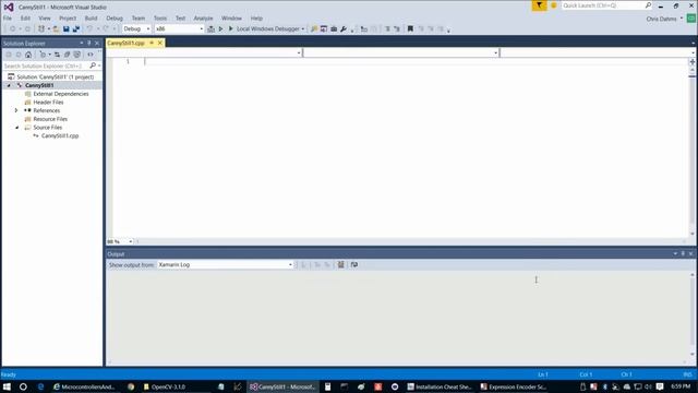 OpenCV 3 Windows 10 Installation Tutorial - Part 1 - C++ смотреть онлайн