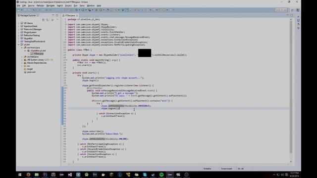 Making a Skype Java Bot [Ep 1] смотреть онлайн