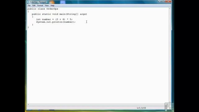 Lesson 06 - 02 Operator Precedence in Java смотреть онлайн