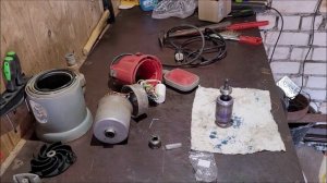 Насос зубр 900вт центробежный, для грязной воды. Ремонт.