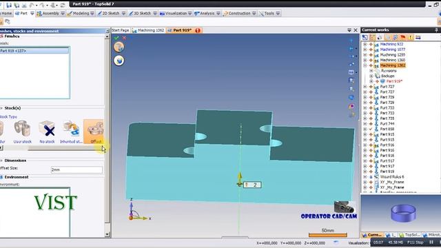 14. Определение и создание заготовки в TopSolid 7 !