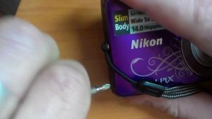Ремонт объектива фотоаппарата Nikon Coolpix S2600 не выезжает объектив
