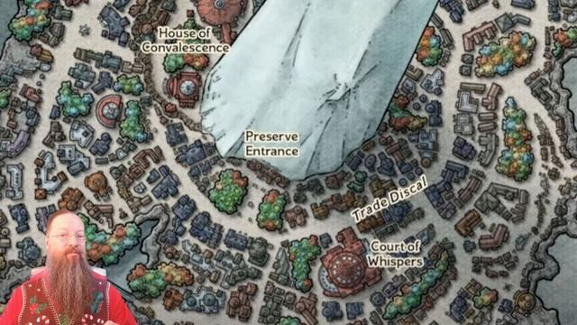 Radiant Citadel Map for Journeys Through the Radiant Citadel for Dungeons and Dragons смотреть онлайн