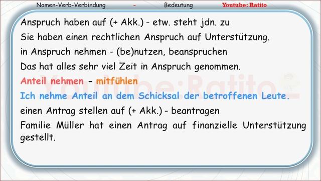 Deutsch lernen - Verben B2 - Flashcards смотреть онлайн