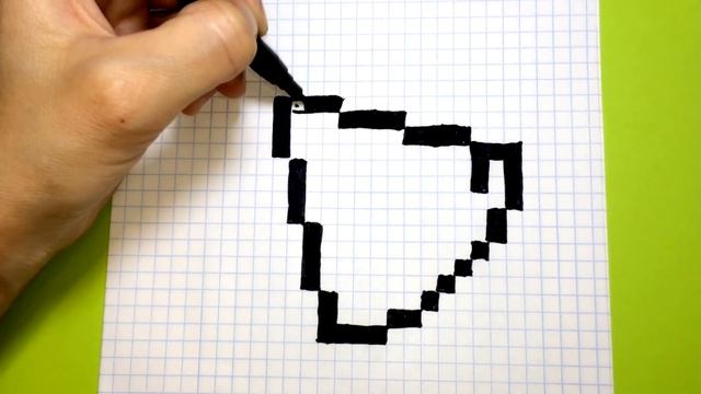 Как рисовать Пиццу - рисунки по клеточкам ♥ How to draw a pizza - pixel art смотреть онлайн
