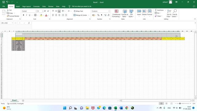 how to make attendance sheet in ms excel windows 11 2022 смотреть онлайн