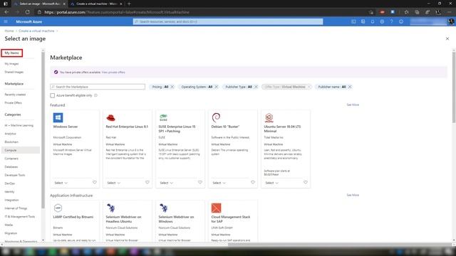 How to find an image for your virtual machine | Azure Portal Series смотреть онлайн