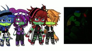 реакция черепашек ниндзя на странные картинки / cursed Images