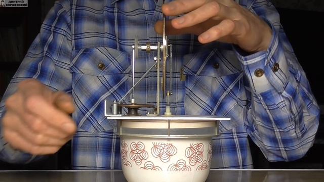 Двигатель Стирлинга из манометра (+гигрометр) смотреть онлайн