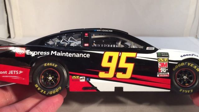 Review: 2019 Matt Dibenedetto #95 Toyota Express Maintenance Toyota Camry 1/24 NASCAR Diecast смотреть онлайн