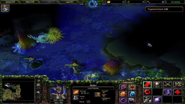 Warcraft 3: Frozen Throne Campaign, NE 3! смотреть онлайн