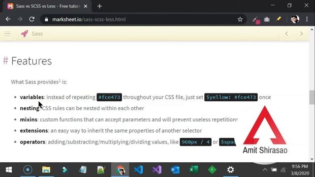 [CSS3 - 07] SASS, SCSS and LESS смотреть онлайн
