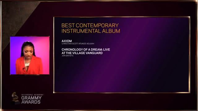 Megan Thee Stallion Reads Nominations For Best Pop, Reggae, & Global Fields | 2021 GRAMMYs