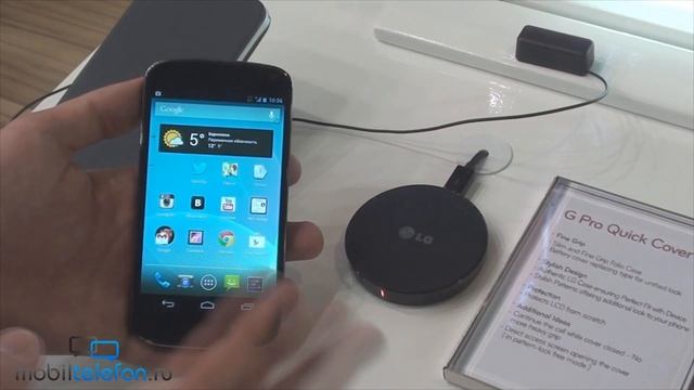 Беспроводные зарядки от LG - WСP-300 и WCP-400 (для Nexus 4) смотреть онлайн