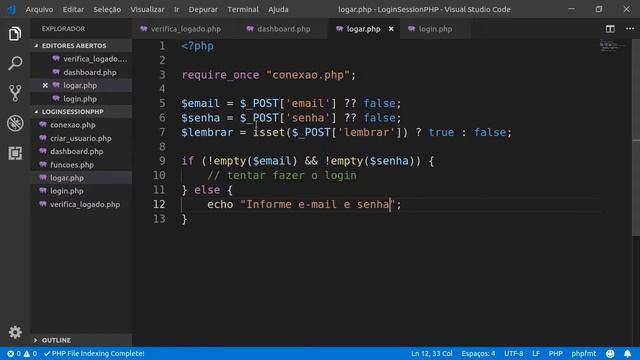 #DicaDoDev - Autenticação com PHP Utilizando Sessions (Parte 02/07) смотреть онлайн