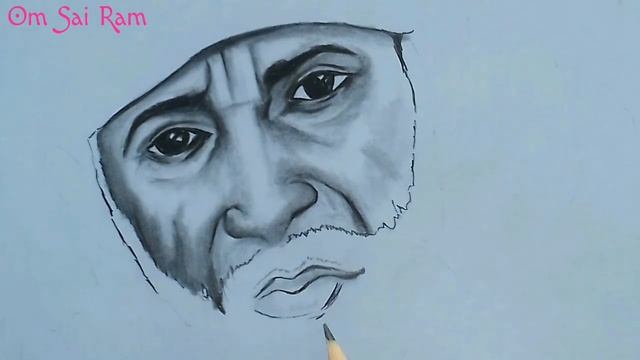 How to Draw Shiridi Sai Baba Drawing / Pencil Drawing for beginners смотреть онлайн