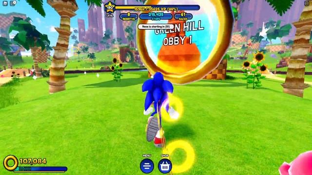 Обзор новой игры , гайд как быстро прокачаться Sonic Speed Simulator! смотреть онлайн