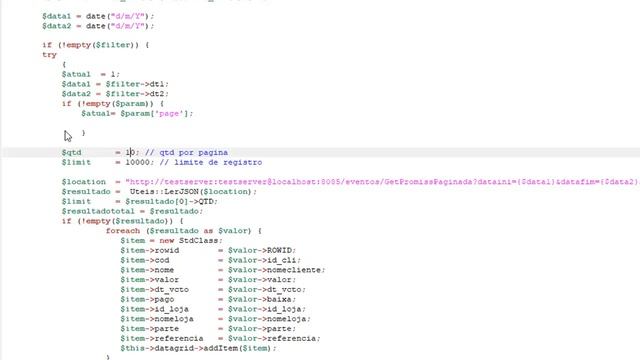 Eventos DW + PHP + Paginação em SQL SERVER 2000. смотреть онлайн