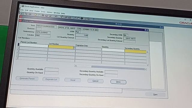 material issue || Oracle applications system ERP Raw material issue смотреть онлайн