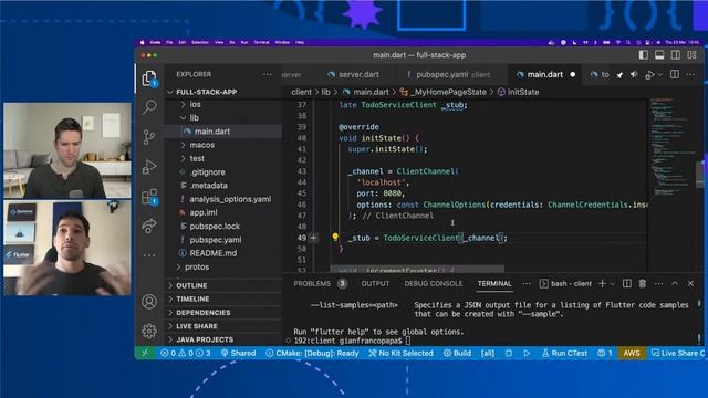 Observable Flutter: gRPC смотреть онлайн