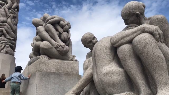 NORWAY TRAVEL: VIGELAND PARK | FROGNER PARK | OSLO смотреть онлайн