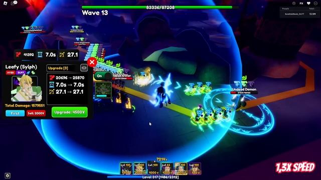 (Ulquiorra Leafy) Solo LEGEND STAGE 3 Undead Tomb in Anime Adventures Roblox Indonesia ?? смотреть онлайн