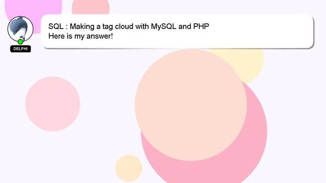 SQL : Making a tag cloud with MySQL and PHP смотреть онлайн