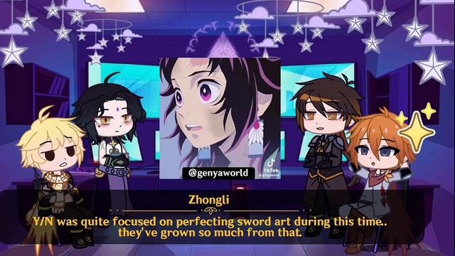 ➵ GENSHIN Cast reacts to Y/N as TANJIRO KAMADO • ° PART 1/??|| SPOILERS!! смотреть онлайн