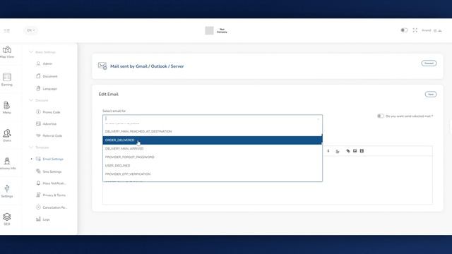 Admin Panel - Settings - Email Settings смотреть онлайн