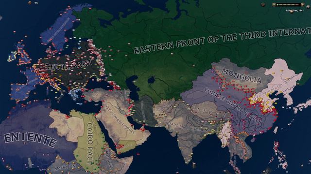 Kaiserreich Timelapse - HOI4 Timelapse смотреть онлайн
