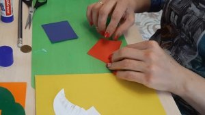 Мастер-класс «Аппликация. Праздник 1 Мая»