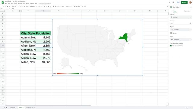 Use Geo Charts and More to Map Your Data - Google Sheets смотреть онлайн
